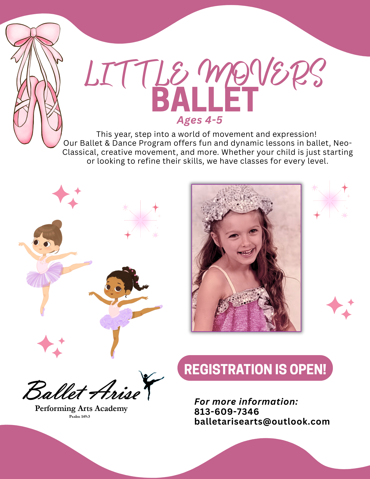 little movers ballet social media post